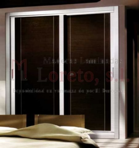 Puertas Armario Corredro Wengue
